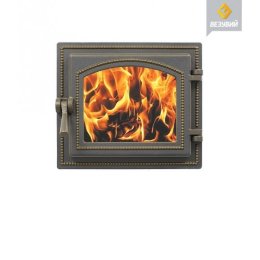 Дверка каминная Везувий 260 (бронза)